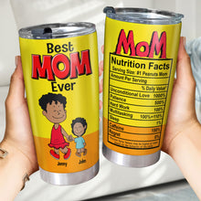 Load image into Gallery viewer, Best Mom Ever - Personalized Tumbler Gift for Mom &amp; Grandma Tumbler Cup PopCulturePrints
