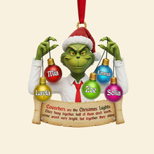 Load image into Gallery viewer, &quot;Coworkers are like Christmas Lights&quot; - Personalized Acrylic Ornament for Christmas - Custom Gift for Friends, Family, and Colleagues Ornament PopCulturePrints
