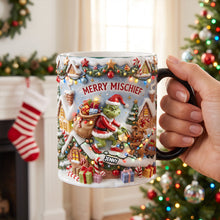 Load image into Gallery viewer, Merry Mischief: A Cheerful Christmas Coffee Mug - Personalized Gift for Friends &amp; Family
