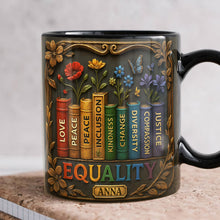 Load image into Gallery viewer, “Celebrate Love and Diversity” - Equality Coffee Mug - Personalized Gift for LGBTQ+ Pride, Friends, Family, and Allies Coffee Mug PopCulturePrints
