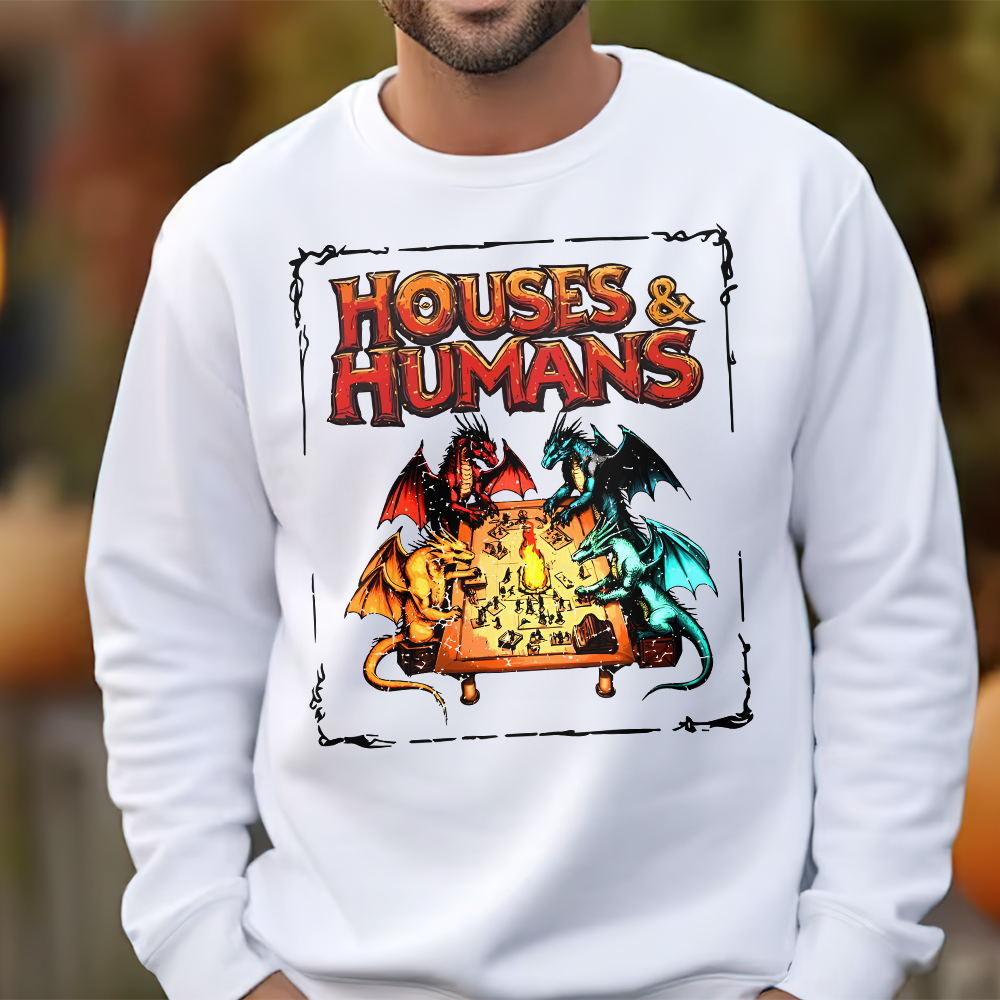 Dragon Fantasy Board Game Sweatshirt - Unique Gift for Game Enthusiasts