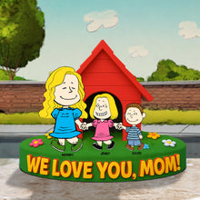 Load image into Gallery viewer, We Love You, Mom! - Personalized Mom Plaque | Custom Gifts for Mom and Grandma Shaped Plaques PopCulturePrints
