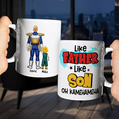 Like Father Like Son Personalized Anime Mug Coffee Mug PopCulturePrints