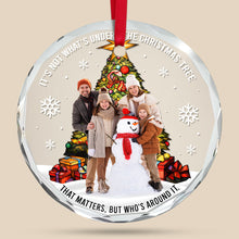 Load image into Gallery viewer, Personalized Family Christmas Crystal Ornament Ornament PopCulturePrints
