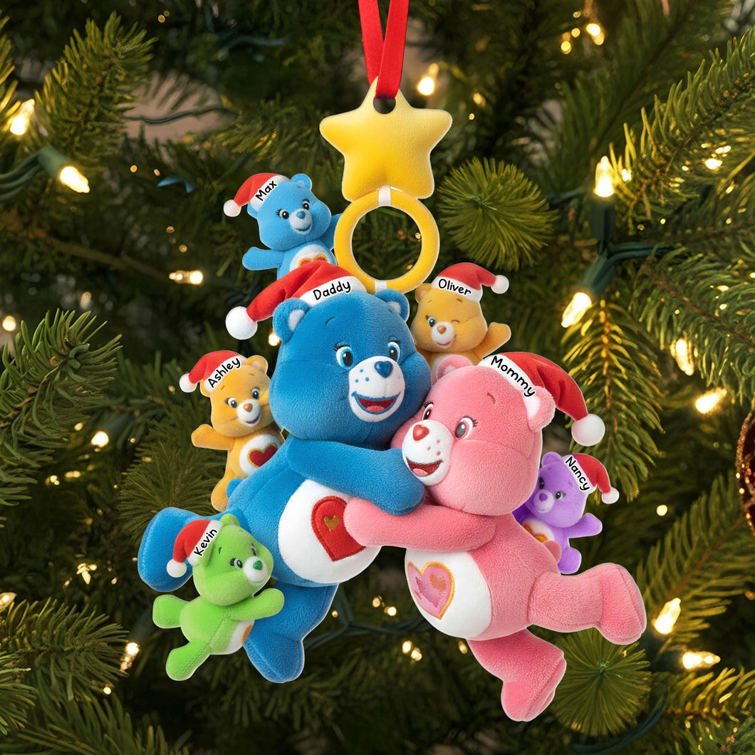 Cute Family Tree Ornament - Personalized Gifts for Family Ornament PopCulturePrints