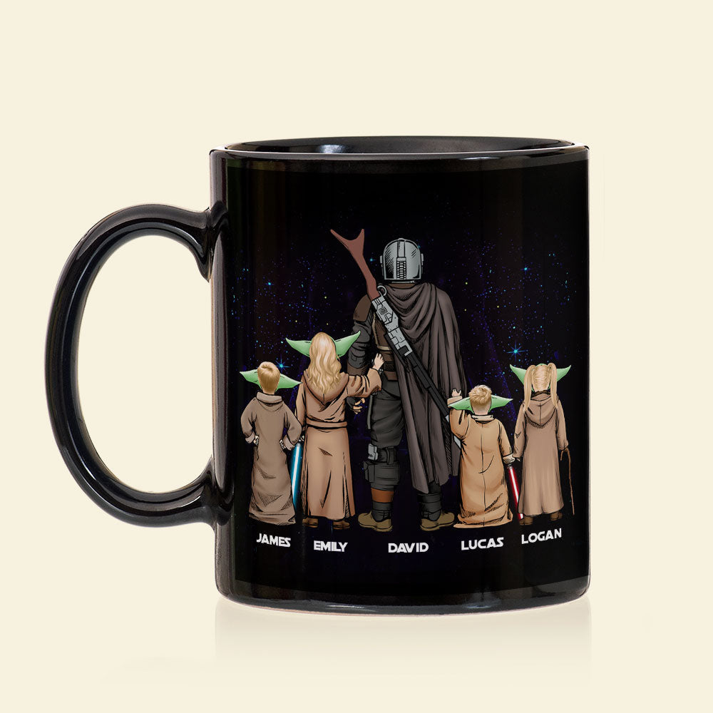 Personalized Best Dad in the Galaxy Mug Coffee Mug PopCulturePrints