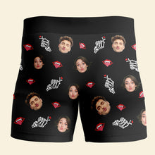 Load image into Gallery viewer, Personalized Blooming Together Poster for Older Couples Boxer Briefs PopCulturePrints
