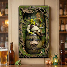 Load image into Gallery viewer, "Cheers to Fun Times!" - Green Ogre Wall Hanging Bottle Opener - Personalized Gift for Friends, Family, and All Occasions
