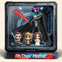 Load image into Gallery viewer, I'm Their Mother - Cosmic Mom and Kids Acrylic Plaque - Personalized Gifts for Mom Shaped Plaques PopCulturePrints
