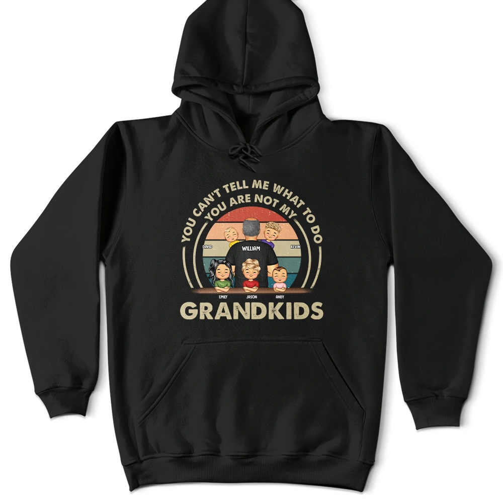 You Can't Tell Me What To Do - Personalized T-Shirt for Granddaughter T-shirt PopCulturePrints