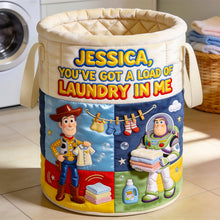 Load image into Gallery viewer, Colorful Quilted Laundry Basket - Personalized Gifts 05pgdt130726 Laundry Basket PopCulturePrints
