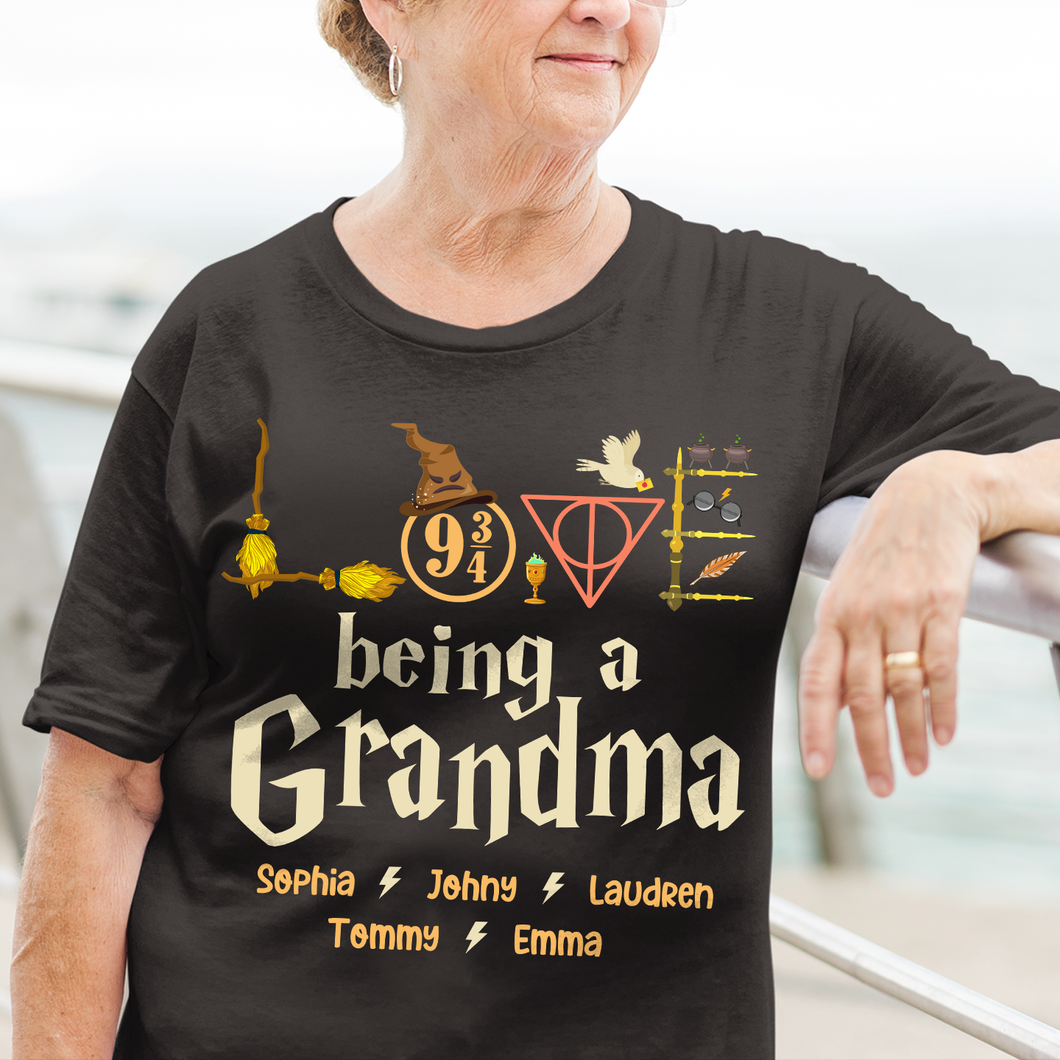 Personalized Harry Potter Grandma T-Shirt