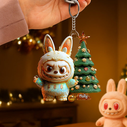“Bring a Smile to Their Face!” - Cute Monster Keychain, Personalized Gift for All Occasions Keychains PopCulturePrints