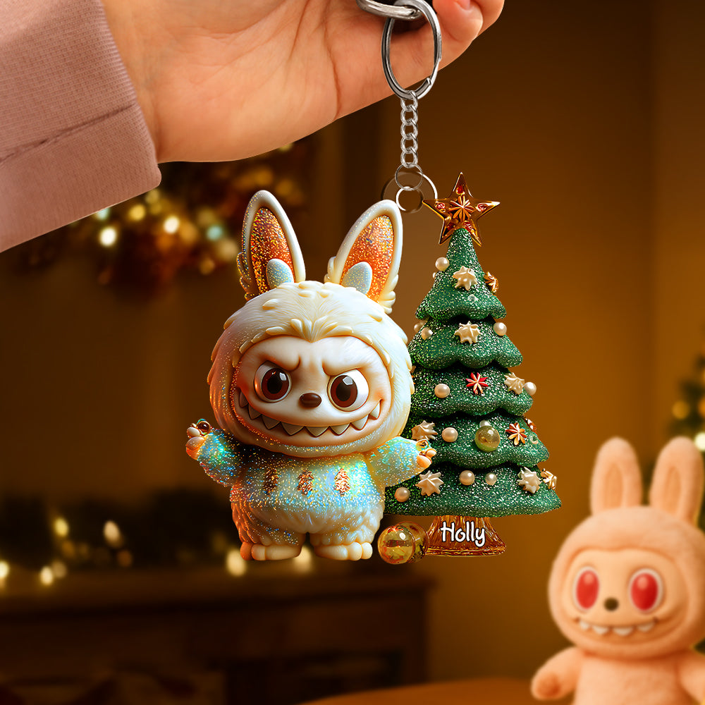 “Bring a Smile to Their Face!” - Cute Monster Keychain, Personalized Gift for All Occasions Keychains PopCulturePrints