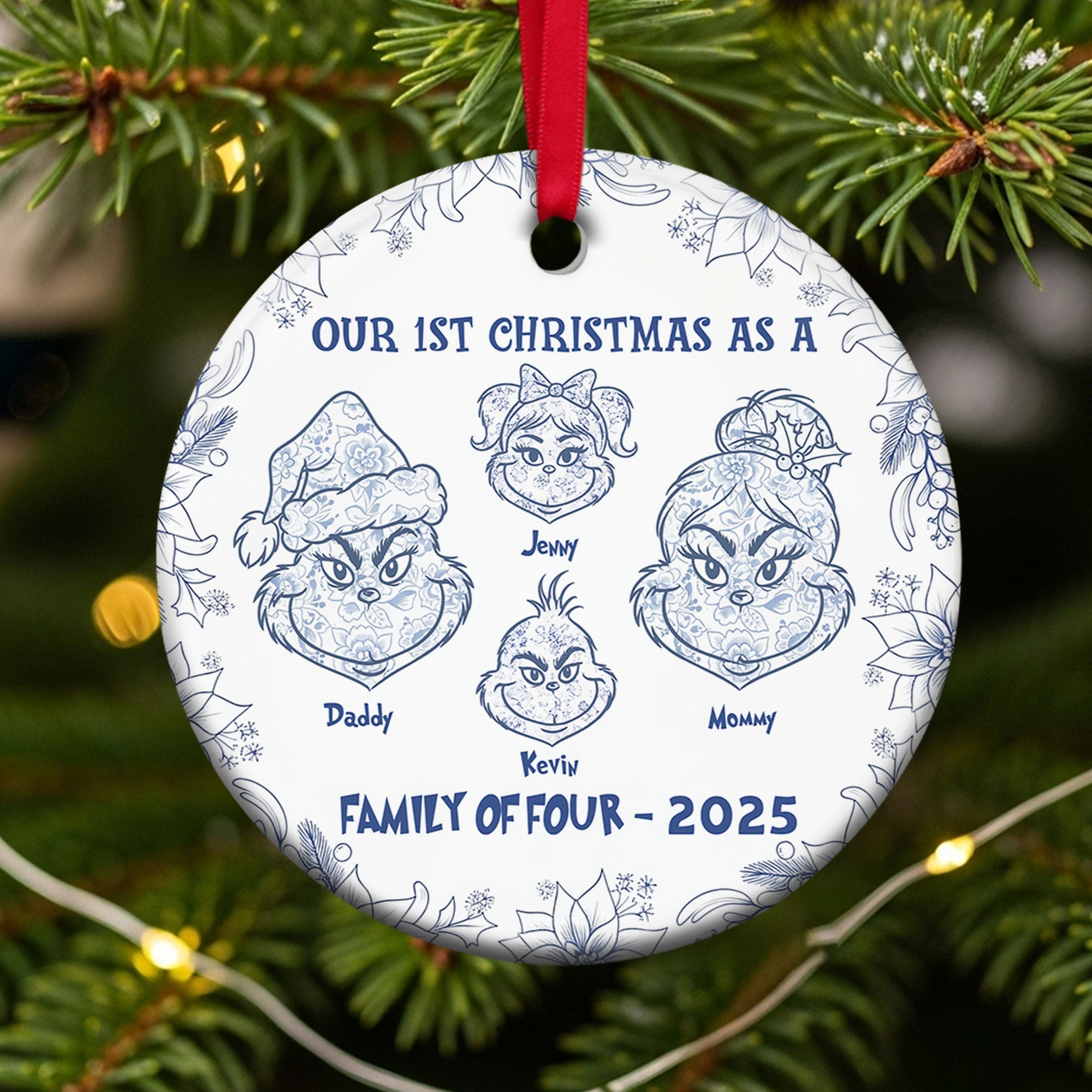 "Celebrate the Spirit of the Road with Custom Touch" - Personalized Christmas Ornament for Truck Drivers Ornament PopCulturePrints