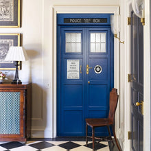 Load image into Gallery viewer, Police Box Door Cover - Perfect For Movie Fans Door Covers PopCulturePrints
