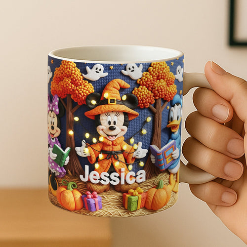 Spooktacular Halloween Magic - Personalized Cute Coffee Mug for Cartoon Fans Coffee Mug PopCulturePrints