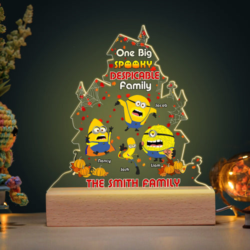 Spooky Family Custom LED Light Led Night Light PopCulturePrints