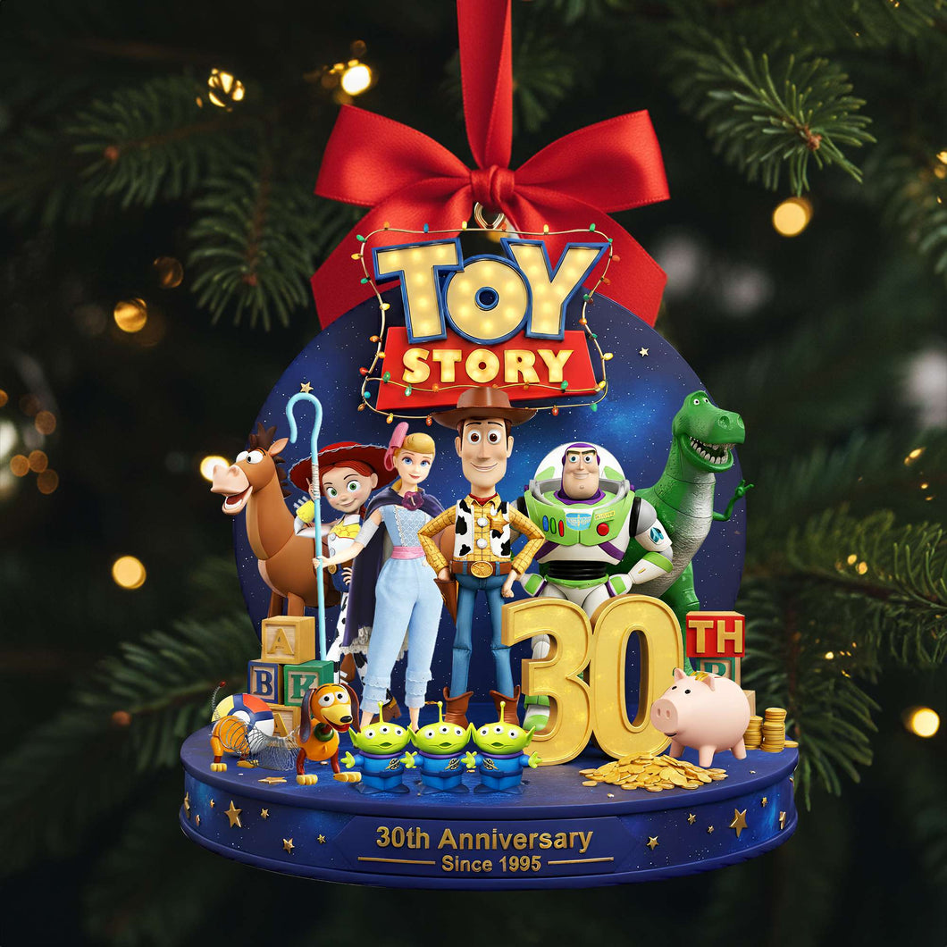 Celebrate 30 Years of Adventure! - Personalized Toy Story Ornament, Perfect Gift for Fans Ornament PopCulturePrints