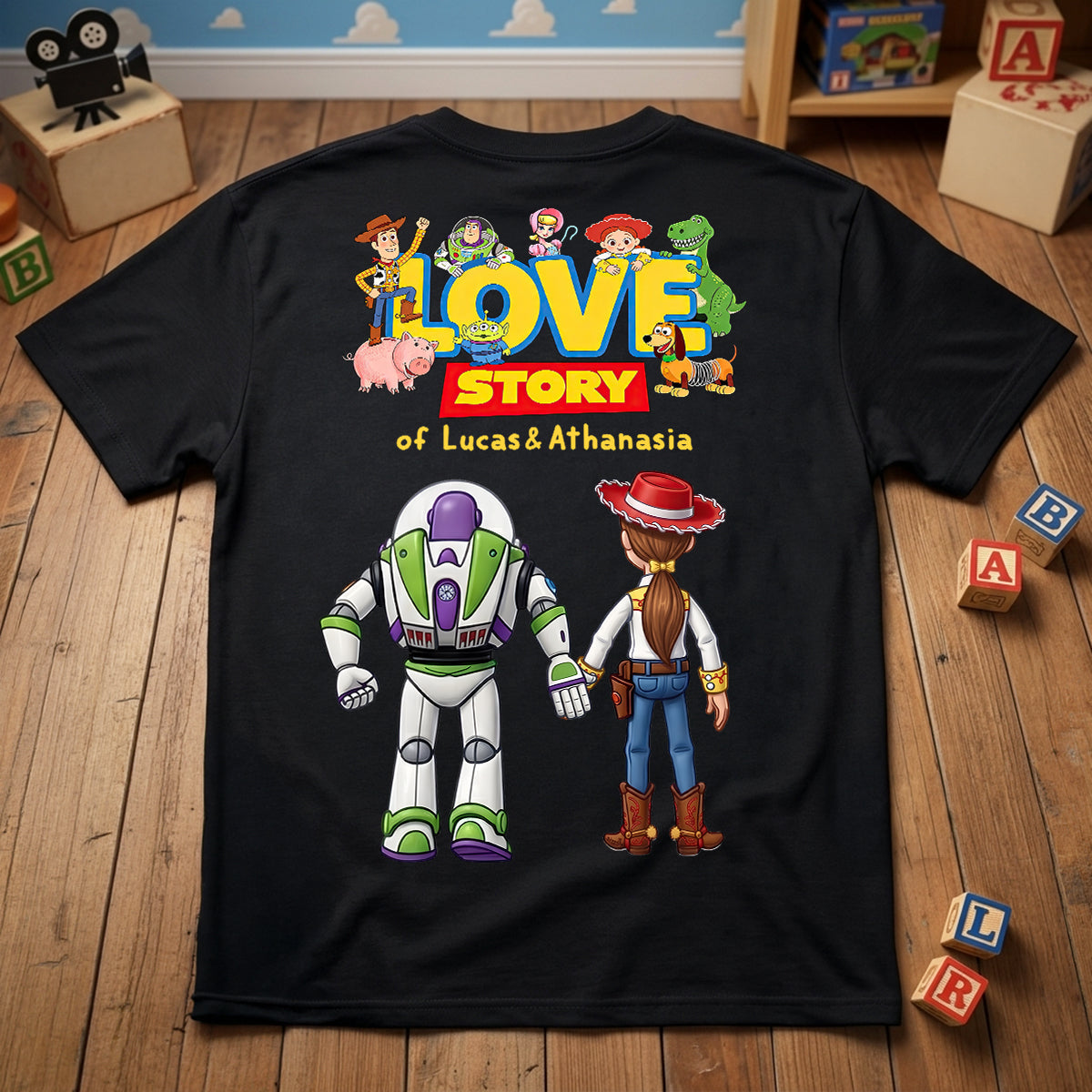 Love Story Shirt - Personalized Gift for Couples