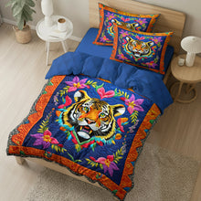 Load image into Gallery viewer, Majestic Tiger Quilt Bed Set Blanket PopCulturePrints
