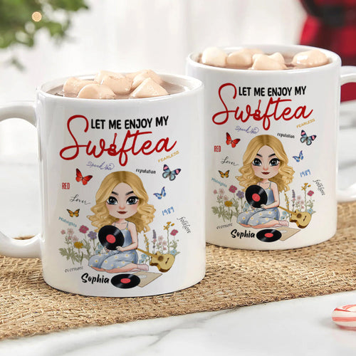 Personalized Horror Family Wood Sign - Come On In If You Dare Coffee Mug PopCulturePrints