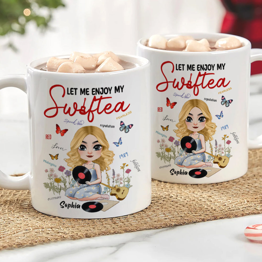 Personalized Horror Family Wood Sign - Come On In If You Dare Coffee Mug PopCulturePrints