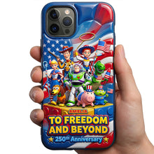 Load image into Gallery viewer, Celebrate Freedom: USA 250th Anniversary Phone Case - Personalized Gift for Patriots Phone Case PopCulturePrints
