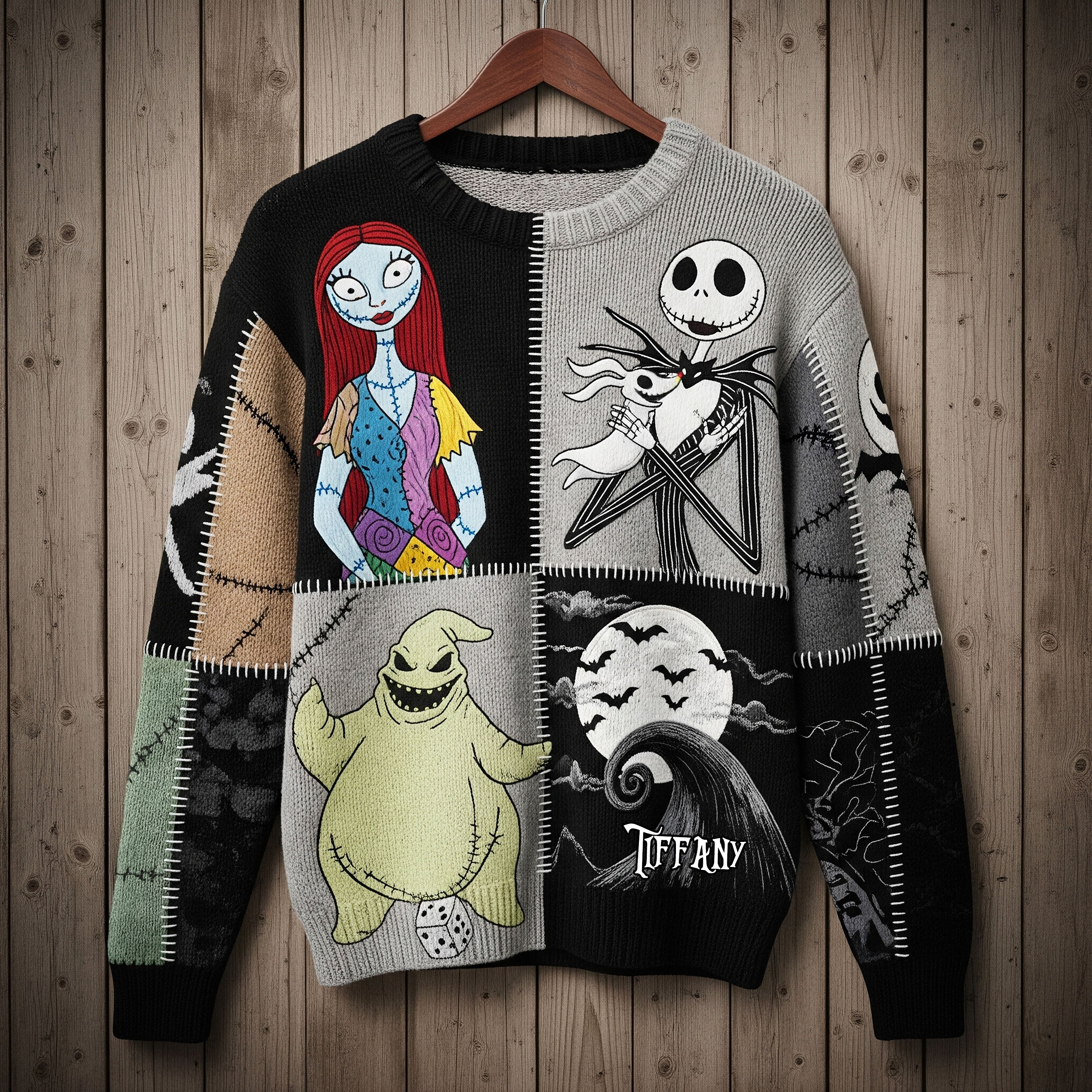 Embrace the Spookiness - Kooky Town Pajama Set, Personalized Gift for Horror Lovers Pajama Set PopCulturePrints