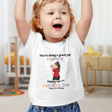 Load image into Gallery viewer, You&#39;re Doing A Great Job Mommy - Personalized Baby Onesie Baby Onesie PopCulturePrints
