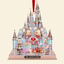 Load image into Gallery viewer, “Create Magical Memories This Christmas!” - Personalized Fantasy Family Christmas Ornament - Custom Gift for Families, Friends, and Loved Ones Ornament PopCulturePrints
