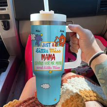 Load image into Gallery viewer, Custom Little Miss Mama Tumbler - Personalized Mr. Men &amp; Little Miss Gift for Mother&#39;s Day Tumbler Cup PopCulturePrints
