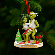 Load image into Gallery viewer, Kicking Butts Together - Personalized Karate Couple Acrylic Ornament for Fun-Loving Couples Ornament PopCulturePrints
