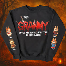 Load image into Gallery viewer, This Grandma Loves Her Little Monsters - Personalized Spooky Grandma Shirt AOP Products PopCulturePrints
