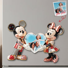 Load image into Gallery viewer, Family Forever - Personalized Photo Fridge Magnet - Perfect Gift for Loved Ones Fridge Magnet PopCulturePrints

