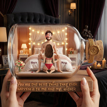 Load image into Gallery viewer, You Are The Best Thing That Ever Happened To Me - Crazy In Love Couple Acrylic Plaque - Personalized Gift For Couples Shaped Plaques PopCulturePrints
