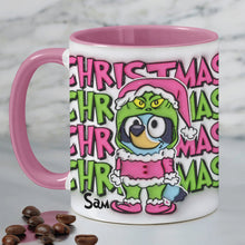 Load image into Gallery viewer, Personalized Christmas Mug for Movie Fans - Custom Name Grinch Style
