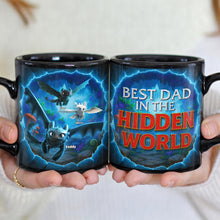 Load image into Gallery viewer, “Best Dad in the Hidden World” - Personalized Coffee Mug for Dad, Perfect Gift for Father&#39;s Day Coffee Mug PopCulturePrints
