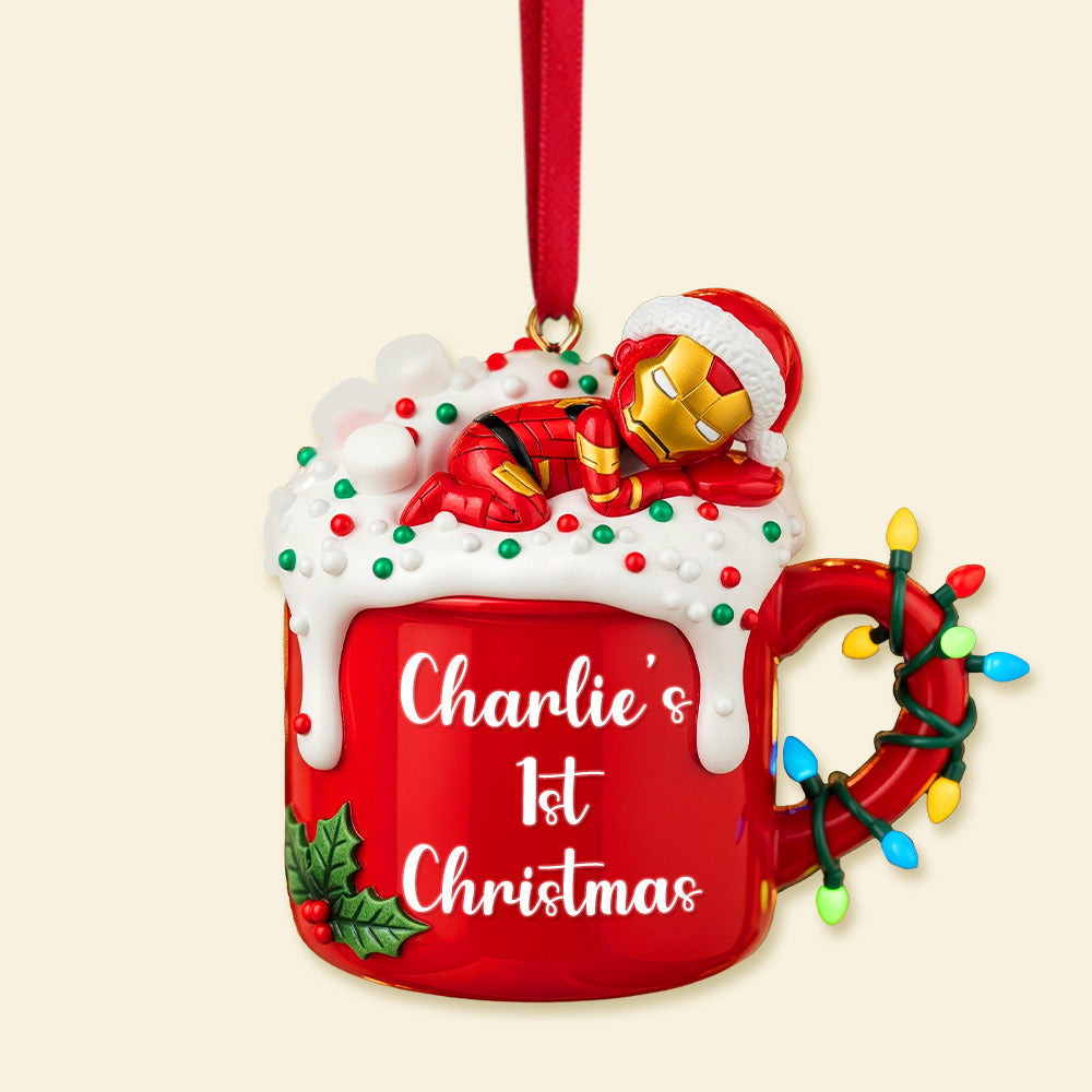 “Celebrate the Magic of Christmas!” – Baby Christmas Ornament, Personalized Gift for Kids, Family & Fans Ornament PopCulturePrints