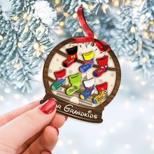 Load image into Gallery viewer, Personalized Christmas Ornament for Grandma with Grandkids&#39; Names Ornament PopCulturePrints
