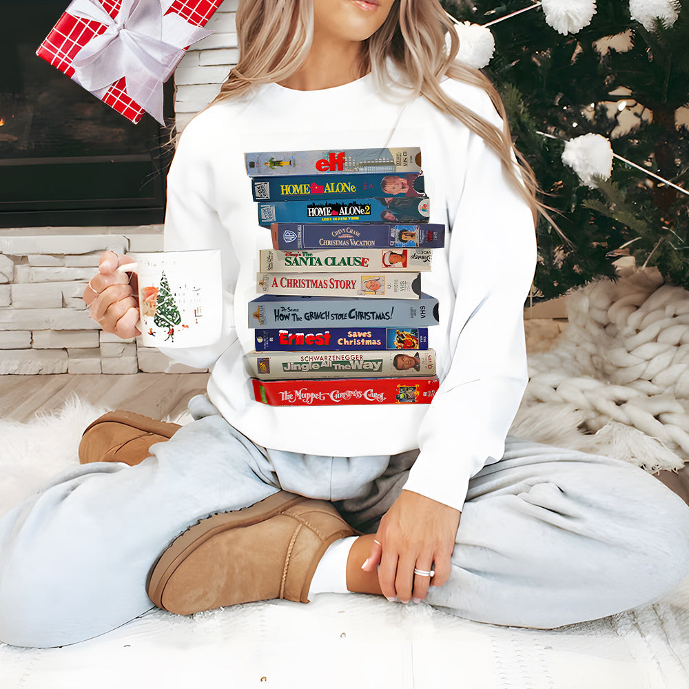 Festive Movie Lover's Christmas Sweatshirt