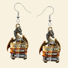 Load image into Gallery viewer, “Ignite Your Passion for Reading” - Book Series Earrings - Personalized Gift for Book Lovers Earrings PopCulturePrints

