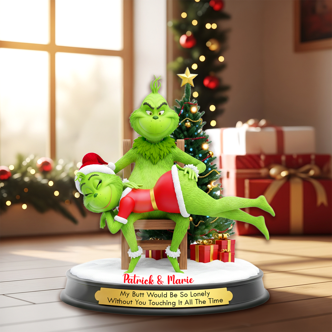 My Butt Would Be So Lonely Without You - Naughty Couple Acrylic Plaque - Personalized Gift for Couples Shaped Plaques PopCulturePrints