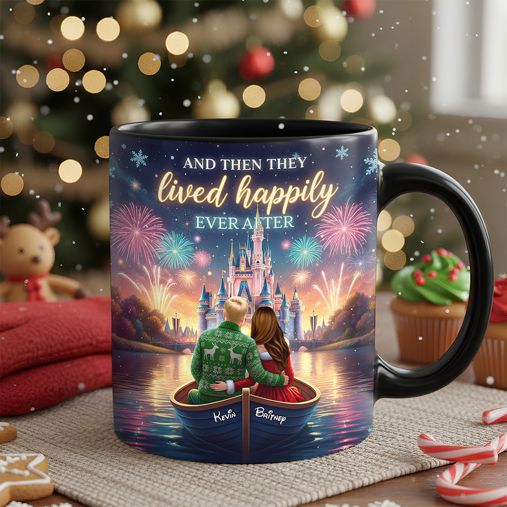 And Then They Lived Happily - Personalized Couple Mug for Special Memories Coffee Mug PopCulturePrints