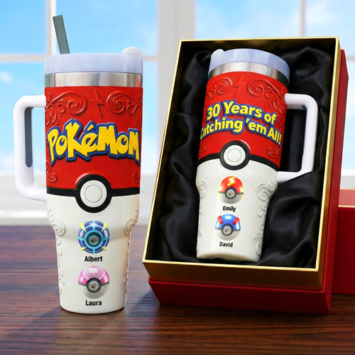 “Catch the Fun - Personalized Family 40oz Tumbler” Tumbler Cup PopCulturePrints