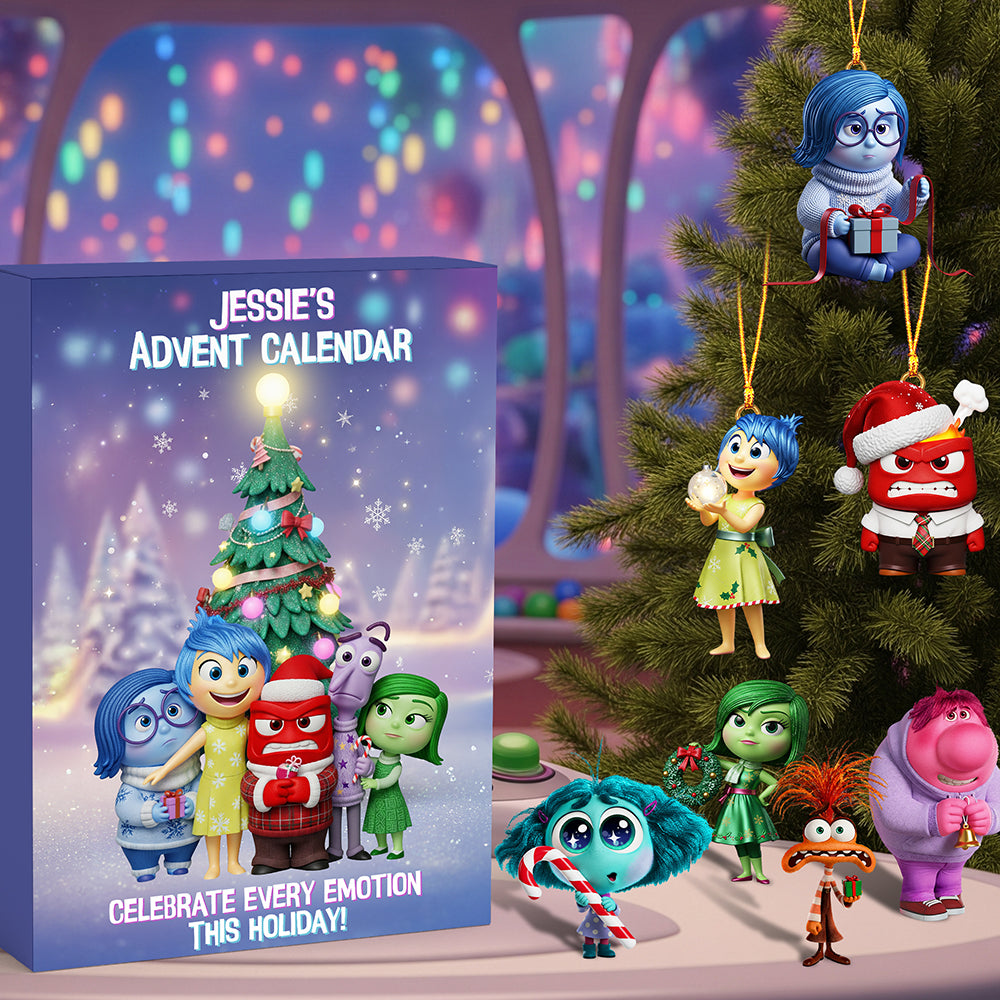 Celebrate Every Emotion This Holiday! - Christmas Advent Calendar Custom Shape Acrylic Blind Box - Personalized Gifts for Everyone Advent Calendar PopCulturePrints