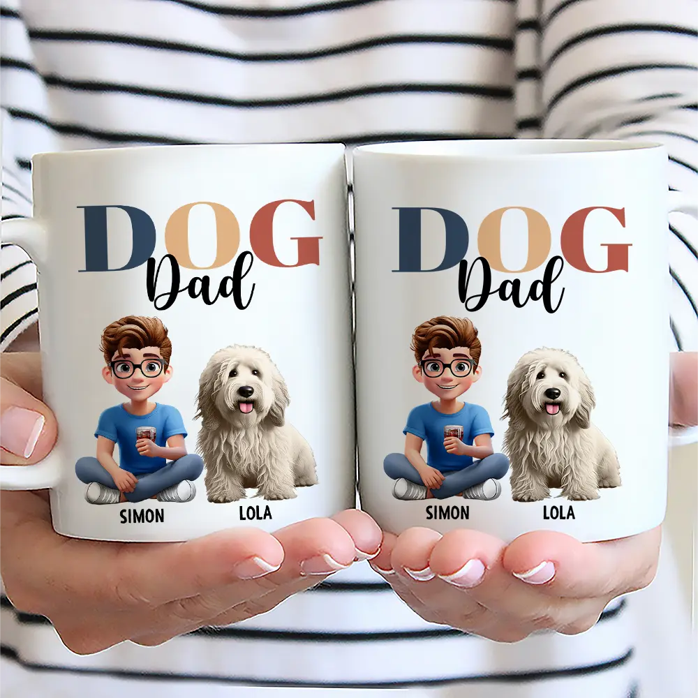 “Because Every Dog Mom Deserves the Best” - Personalized Dog Mom Mug - Gift for Dog Lovers, Moms, and Grandmas Mug PopCulturePrints