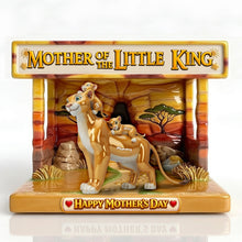 Load image into Gallery viewer, “For the Best Mom in the Wild” - Predator Mom and Cubs Acrylic Plaque - Personalized Gift for Moms and Grandmas Shaped Plaques PopCulturePrints
