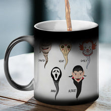 Load image into Gallery viewer, Personalized Horror Characters Magic Mug for Dad Magic Mug PopCulturePrints
