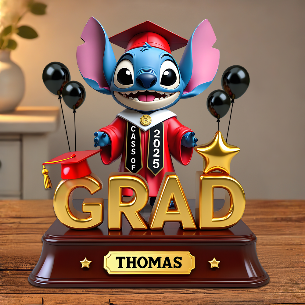 "Celebrate Your Achievement!" - Graduation Plaque - Personalized Gifts for Graduates, Perfect for Proud Parents and Grandparents Shaped Plaques PopCulturePrints